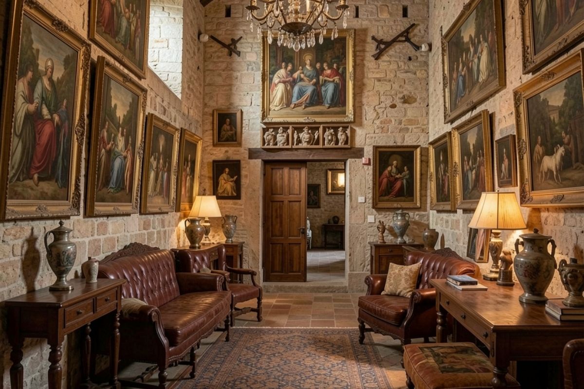 Interno del Castello Pandone a Venafro, un mix di storia e cultura