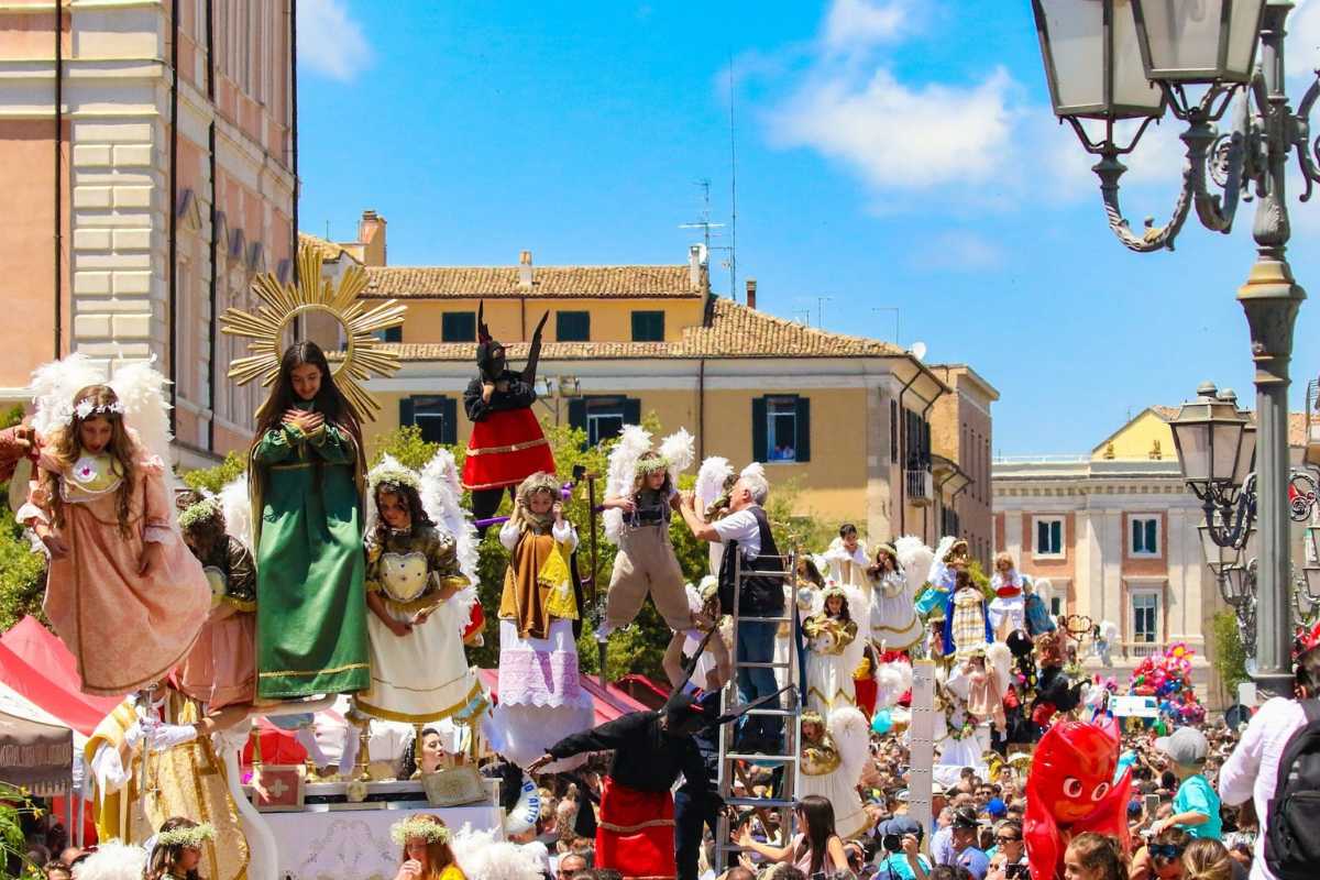 Festività dei Misteri del Corpus Domini a Campobasso, con le caratteristiche processioni